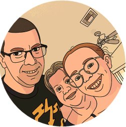 Familie Leussink op vakantie